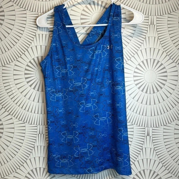 EUC‎ WOMENS Under ARMOUR tank with built in bra - Picture 1 of 6